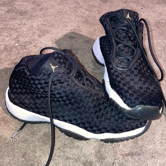 Jordan Other - JORDAN Future Black White Gold sneakers